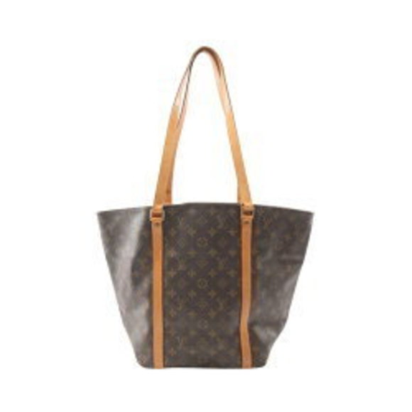 Louis Vuitton Sac Tote Bag Leather Monogram Brown - Picture 1 of 8